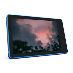 חדש עיצוב vesa רכוב אנדרואיד tablet קופה מערכת 10 אינץ אנדרואיד tablet קיוסק עם LED אור בר