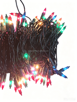 Bunte Weihnachtsbeleuchtung 100 LED Klare Farben 110V oder 220V Verbindbare Glühfaden-Mini-LED-Lichterkette Weihnachten