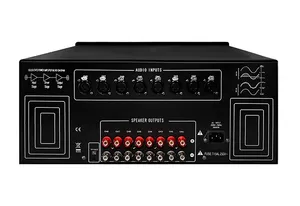 Amplificateur de <span class=keywords><strong>puissance</strong></span> pur 8 canaux de qualité audiophile L&W AT8200PRO, 200 W par canal, amplificateur multicanal pour home cinéma surround - Product Image 4