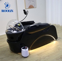 Cama de Masaje Eléctrica Ajustable Moderna Moolin con Cuero PU para Salón de Belleza y Uso Comercial en Sala de Estar