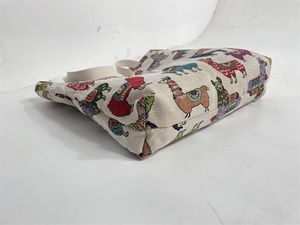 Custom Woven Reusable Eco-Friendly Letter Pattern Foldable Tapestry Beach Shopping <strong>Bag</strong> Jacquard <strong>Tote</strong> <strong>Bags</strong> Custom <strong>Printed</strong> Logo - Product Image 6