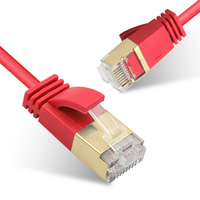 Liansu Linksup 0.2m-50m câble réseau cat6a lan câble FTP cat 6a câble ethernet rj45 cordon de raccordement mince pour ordinateurs portables