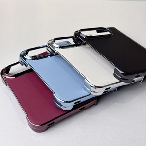Étui de téléphone magnétique en cuir PU avec placage électrolytique personnalisé pour iPhone 18 Fold 18 Ultra, charge sans fil, coque rigide fine et protectrice - Product Image 3