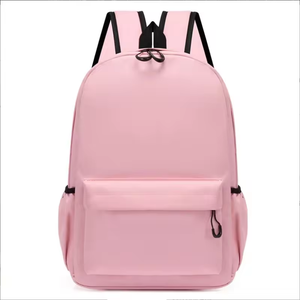 Mochila escolar personalizada multicolor para niñas, Material Oxford con cierre de cremallera y patrón de letras para niños - Product Image 3