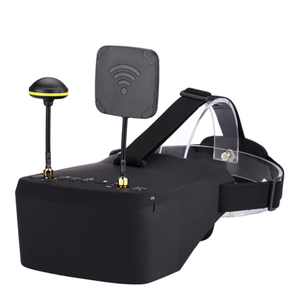 แว่นตา FPV รุ่น Kimpok 800D ขนาด 7 นิ้ว จอ LCD ความละเอียด 800x480 ระบบ 5.8G 40CH พร้อมตัวรับสัญญาณแบบ Diversity บันทึกภาพ DVR รองรับ 8 ภาษา ดีไซน์ถอดประกอบได้ รุ่น EV800D - Product Image 3