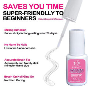 Pegamento Líquido para <span class=keywords><strong>Uñas</strong></span> de Alta Adhesión, Secado Rápido, Larga Duración, Sin Residuos Blancos, Descuento por Compra al por Mayor - Suministro de <span class=keywords><strong>Uñas</strong></span> Económico Directo de Fábrica - Product Image 2