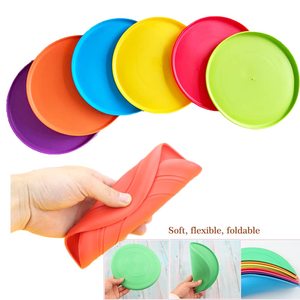 Disco Volador de Silicona Personalizado con Logotipo para Niños, Juguete para Jugar al Aire Libre en el Césped, 17 * 17 * 0.7 cm, 55g, Mini Disco Volador de Silicona en Blanco - Product Image 4