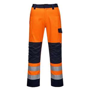 PORTWEST - MV36ONRXL Pantalón Modaflame RIS naranja/Azul Marino-EAN 5036108277698 ROPA DE TRABAJO RESISTENTE A LLAMAS - Product Image 1