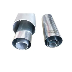 Welded Zinc Coated Pre Galvanized Steel Round Hollow Pipes 2.5 Inch Gi Pipe