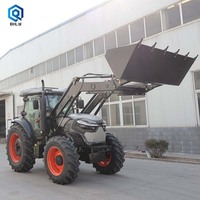 QILU Agricola Ferme Jardin Verger Agricole 4X4 4Wd Diesel Compact Mini Petits Tracteurs 130Hp Série 1304