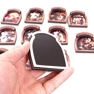 Vintage Noël Souris Trou En Bois Réfrigérateur Aimant 3D Mini Affiche Cadre Maison Cuisine Bureau Festif Vacances Fabriqué À <span class=keywords><strong>La</strong></span> Main Décor - Product Image 6