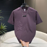 T-shirt Premium Homme 2026 100% Coton Doux Respirant Léger Anti-boulochage Durable Confortable Toute la Journée Décontracté Manches Courtes
