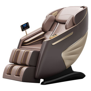 Massage Chair Full Body Electric 4D Robotic Hand SL Rail PU Leather Home Use With Music <b>Remote</b> Control - Product Image 5