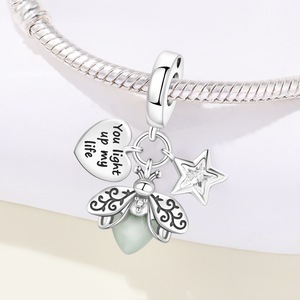 Venta al por mayor <span class=keywords><strong>de</strong></span> pulseras y colgantes con diseño <span class=keywords><strong>de</strong></span> insectos, libélulas y mariposas, <span class=keywords><strong>de</strong></span> plata <span class=keywords><strong>de</strong></span> ley 925, joyería <span class=keywords><strong>de</strong></span> <span class=keywords><strong>pulsera</strong></span> con dijes. - Product Image 4