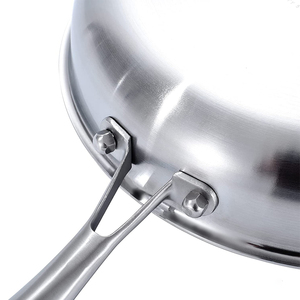 EXW Price Eco-Friendly Multifunctional Stainless Steel Frying <b>Pan</b> & Sauce <b>Pan</b> Gas & Induction Ready Classic Design Cooking Ware - Product Image 3