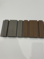 Panel Dinding WPC Anti Api Anti Air Desain 3D Gaya Modern Kedap Suara Anti Asap Anti Statis Dapat Disesuaikan