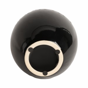 Vaso in Ceramica Bicolore con Dettagli Gocciolanti, Decorazione Contemporanea, Vaso per Fiori da Soggiorno - Product Image 6