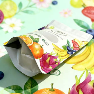 ถุงซิปล็อคแบบตั้งได้สำหรับบรรจุภัณฑ์ผลไม้อบแห้ง ถุงขนมมีหน้าต่าง - Product Image 6