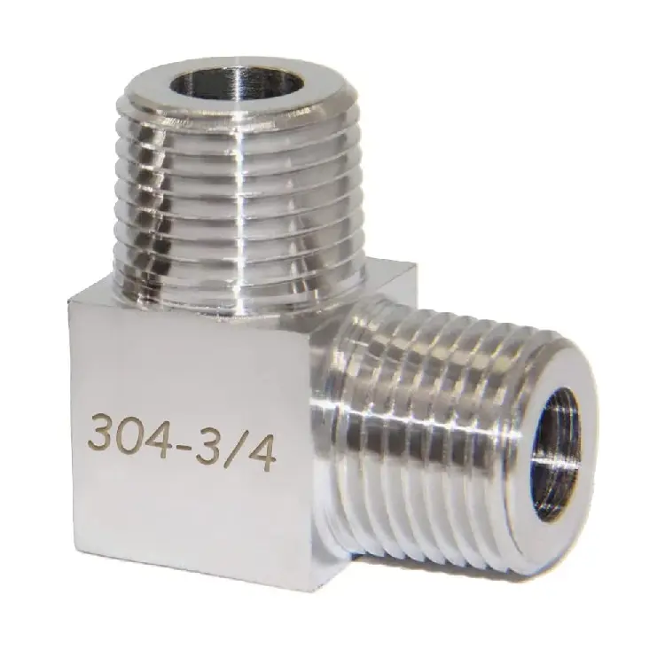 Ống Khuỷu Đường Phố 90 Độ 12 NPT Đầu Đực X 12 NPT Đầu Nối Khí Nhiên Liệu Nước Cho Nữ