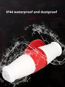 Công nghiệp 3-core 4-core 5-Lỗ ba pha 220V/380V không thấm nước hàng không cắm 16A/32A 3 cổng USB một đầu ra điện cắm - Product Image 4