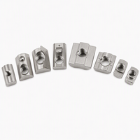 Mur Baut T Slot Stainless Steel, Pengunci Wedge, Self Locking, Metrik A4-80, Perlengkapan Pengikat