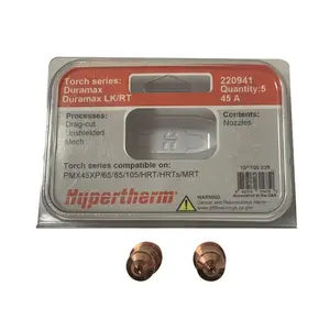 Consumibles de <span class=keywords><strong>Plasma</strong></span> Originales para <span class=keywords><strong>Cortadora</strong></span> de <span class=keywords><strong>Plasma</strong></span> <span class=keywords><strong>Hypertherm</strong></span> 45x, Boquilla 220941 - Product Image 3