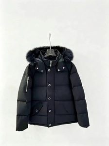 <span class=keywords><strong>Manteau</strong></span> d'hiver pour <span class=keywords><strong>homme</strong></span> luxueux et personnalisé, imperméable, décontracté, avec fermeture éclair et boutons, en tissu Oxford épais, style <span class=keywords><strong>Moose</strong></span> Parker, avec fourrure Signature Knuckle - Product Image 3