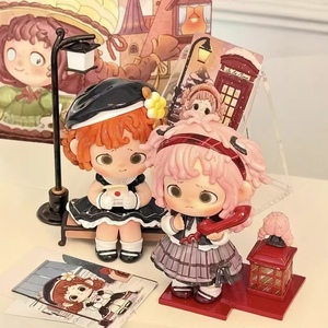 Autentico stile Heyone pelliccia di pelliccia <span class=keywords><strong>barlume</strong></span> città sotto il cielo notturno scatole cieche giocattoli d'arte graziosi ornamenti da scrivania regali ragazze scatole misteriose - Product Image 3