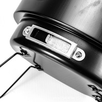 Barbecue portable pliable rond miniature léger en gros pour le camping et les pique-niques