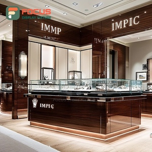 Modern Jewelry Retail Display System Polished Surface Jewelry Shop Jewelry Cabinet - Product Image 1