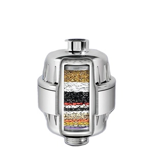 Thiết kế mới 15/20 giai đoạn than hoạt tính vòi hoa sen đầu lọc nước làm mềm cho nước cứng cho hộ gia đình phòng tắm - Product Image 3