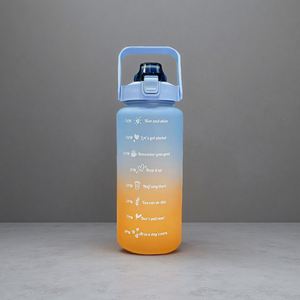 Botellas de Agua de 1 Galón, Grandes para Deportes, Fitness, Camping, Botella de Agua de 128 oz / 3.8L, Botella de Gimnasio 2 en 1 con Tapa y Marcador de Tiempo para Beber - Product Image 2