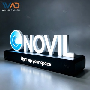 Letrero LED Personalizado para Tienda, Letrero 3D Iluminado <span class=keywords><strong>con</strong></span> Letras de Canal Estándar, Letrero Comercial para Tienda o Negocio - Product Image 4