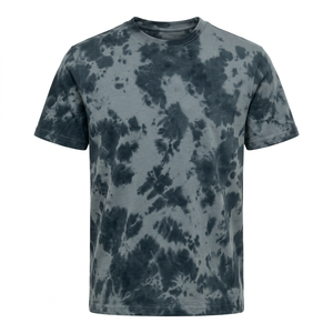 Camisetas de Alta Calidad para Hombre, Tallas Grandes, 100% Algodón, Estilo Hip Hop, Desgastadas y Decoloradas por el Sol - Product Image 1