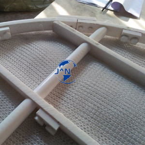 Eliminador de niebla de alambre de plástico PP PE PVC PTFE tejido, almohadilla de malla, rejilla de soporte desempañador para soldadura de corte de torre de separación incluida - Product Image 4