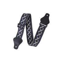 Sangle de remplacement universelle réglable en jacquard tissé pour guitare classique, basse et ukulélé, personnalisable par le fabricant