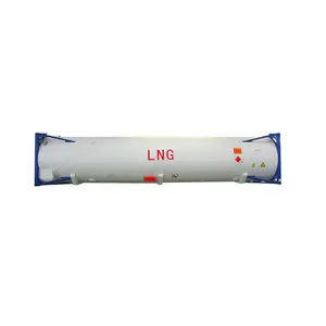 20ft/40ft ISO Tank konteyner kriyojenik sıvı oksijen azot Argon LPG LNG LCO2 etilen ASME standart UN T75