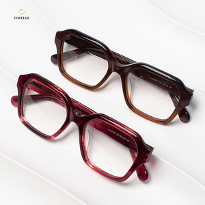 Thời trang chất lượng cao Phụ nữ cổ điển kính quang học khung biểu tượng tùy chỉnh TR90 Kính mắt khung rượu vang đỏ vuông kính - Product Image 3