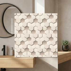 Carrelage de sol en bois 3D de haute qualité 300x300 en porcelaine finition brillante pour salle de bain intérieure extérieure à bas prix - Product Image 3