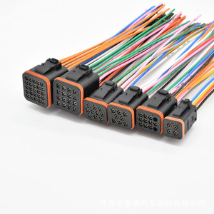 ขั้วต่อแบบ 4 8 10 16 25 37 พิน ตัวผู้ ตัวเมีย แบบกันน้ำสำหรับยานยนต์ - Product Image 1