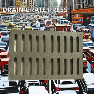 DONGHENG複合トレンチドレンマシンモデル400*600道路用樹脂排水格子 - Product Image 3