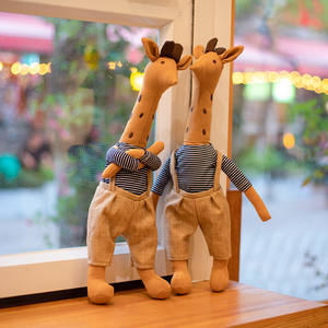 Popolare Peluche a Forma di Giraffa per E-commerce Transfrontaliero, Bambola a Forma di <span class=keywords><strong>Cervo</strong></span>, Peluche Confortevole, Regalo di Compleanno per Bambini - Product Image 5