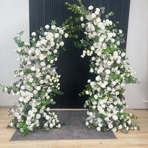 Arche de fleurs artificielles en forme de corne pour décorations de <span class=keywords><strong>mariage</strong></span> en extérieur - Product Image 1