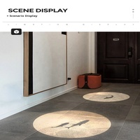 Projecteur d'intérieur LED de petite puissance Lumières publicitaires Corps de lampe en alliage d'aluminium monté au plafond pour la décoration intérieure Utilisation commerciale