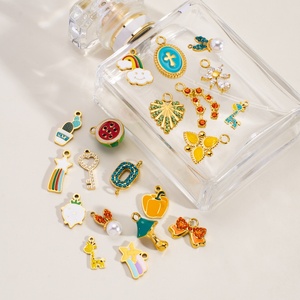 <span class=keywords><strong>Meteor</strong></span> arc-en-ciel pastèque Cactus citrouille goutte d'huile bricolage accessoires faits à la main pendentif en acier inoxydable - Product Image 4