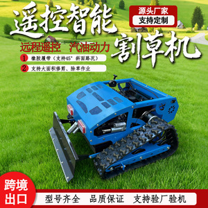 เครื่องตัดหญ้าแบบสามล้อ SOURCE Factory ใช้เครื่องยนต์เบนซิน พร้อมรีโมทคอนโทรลอเนกประสงค์ - Product Image 2