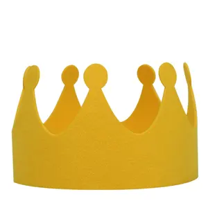 New design Party supplier felt crown for kids