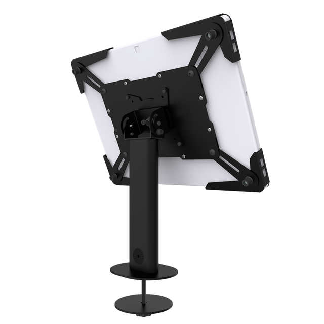 Metal Grommet Tilt Swivel Tablet Stand Holder 360 Degree Rotation 180 Degree Tilt 7-10.1 Inch Android Tablets Enclosure 20LBS