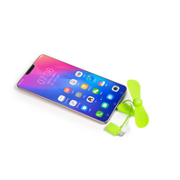 Mini ventilateur USB 3-en-1 portable et fonctionnel pour téléphone portable, idéal pour un cadeau, avec logo personnalisé, sans batterie (modèles 2025-2026)