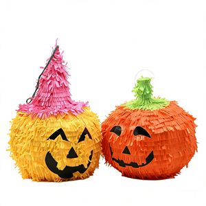 Halloween Pumpkin Eco-friendly Paper Pinata Factory Price Candy Knocking Toy for Children Indoor Use Festive Party Decorations - Product Image 4
